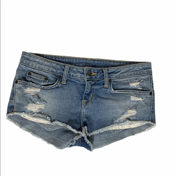 Carmar Pants - Carmar ripped short blue jeans shorts size 27